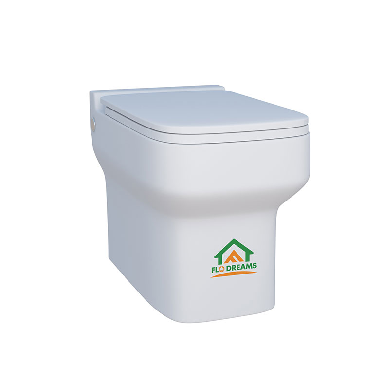 Banyo One Piece Floor Mounted Ceramic Macerator Toilet